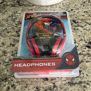 Marvel Spider-Man Red and Black Kids Headphones Electronic